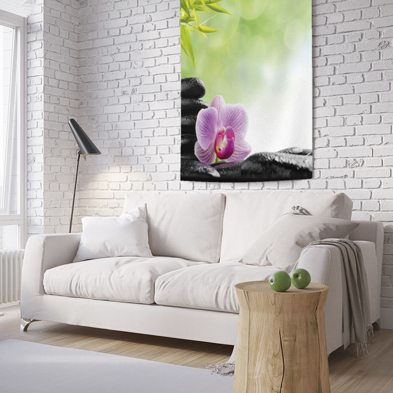 

Вертикальное фотопанно на стену JoyArty Орхидея на камнях 100x150 см, Орхидея на камнях