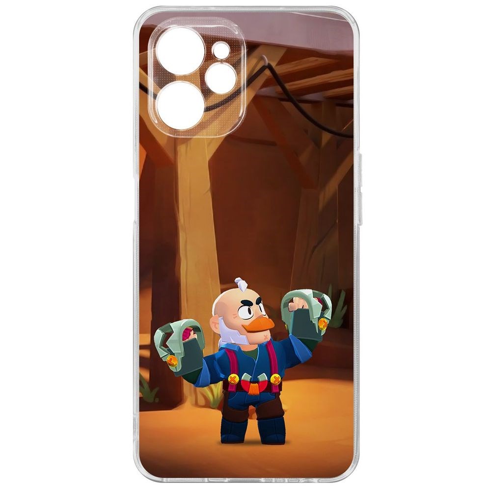 

Чехол Brawl Stars-Сэм для Realme 9i 5G, Прозрачный