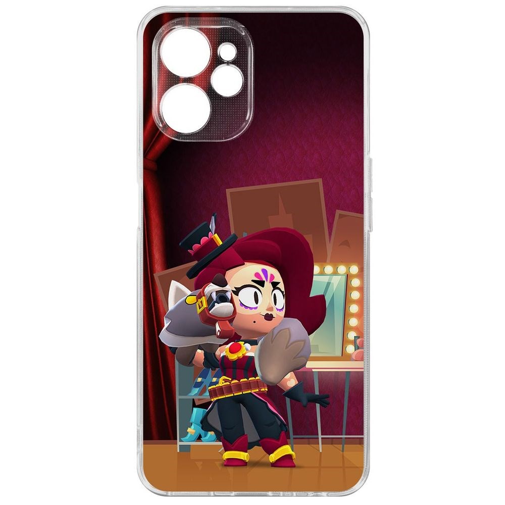 

Чехол Brawl Stars-Лихая Лола для Realme 9i 5G, Прозрачный