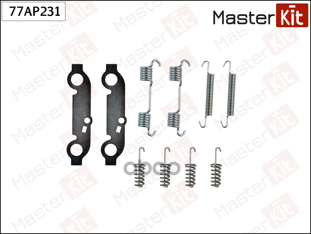 

Тормозные колодки MASTERKIT задние барабанные правые/левые 77ap231