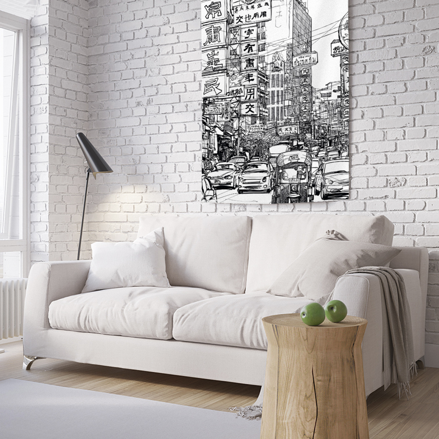

Вертикальное фотопанно на стену JoyArty Серый город 100x150 см, Серый город