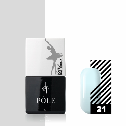 

Гель-лак POLE Lovely Ballerina №21 небесно-голубой
