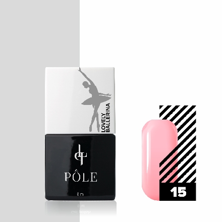 

Гель-лак POLE Lovely Ballerina №15 нежно-розовый