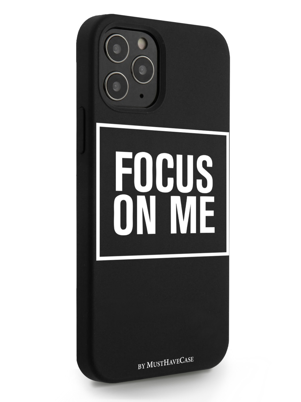 фото Чехол musthavecase для iphone 12/12 pro focus on me черный