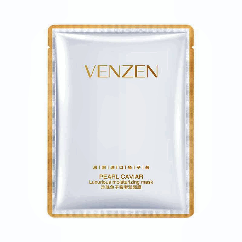 Маска Venzen Pearl Caviar с омолаживающим экстрактом икры 5шт*25г 600004854927