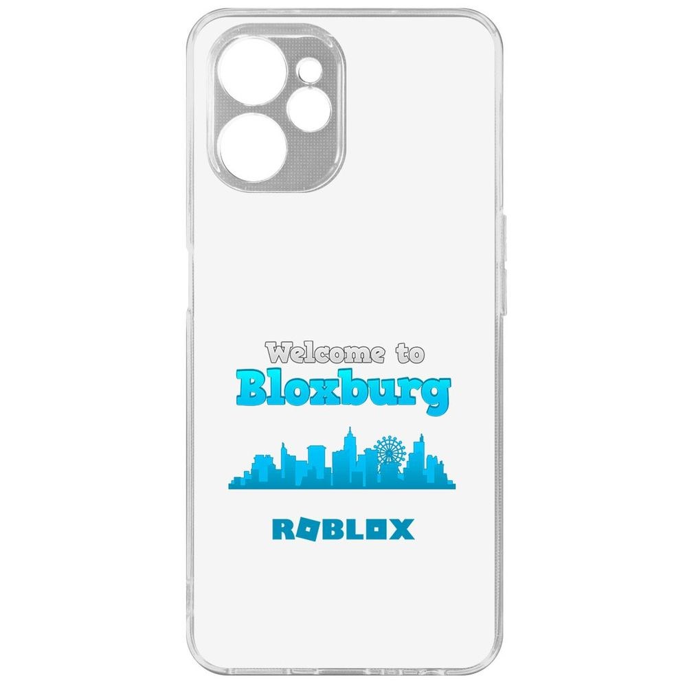 

Чехол Roblox-Блоксбург для Realme 9i 5G, Прозрачный