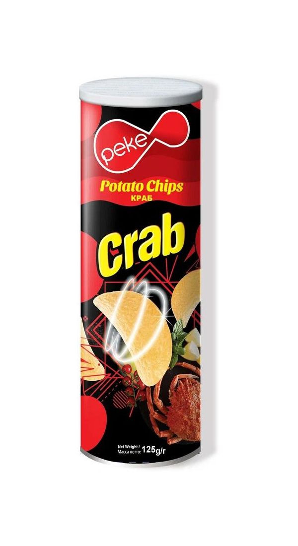 Чипсы картофельные Peke Crab 125 г