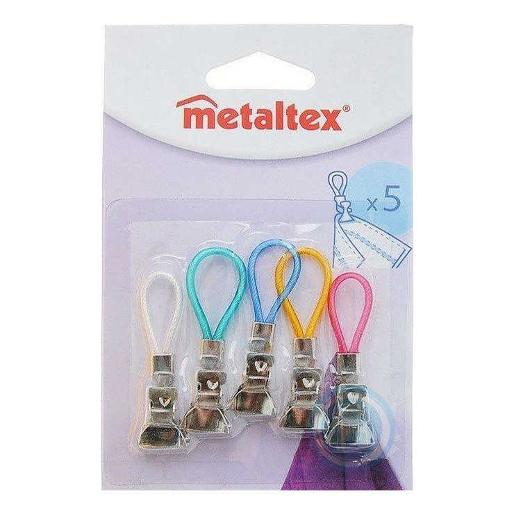 фото Зажимы для полотенец metaltex 5 шт