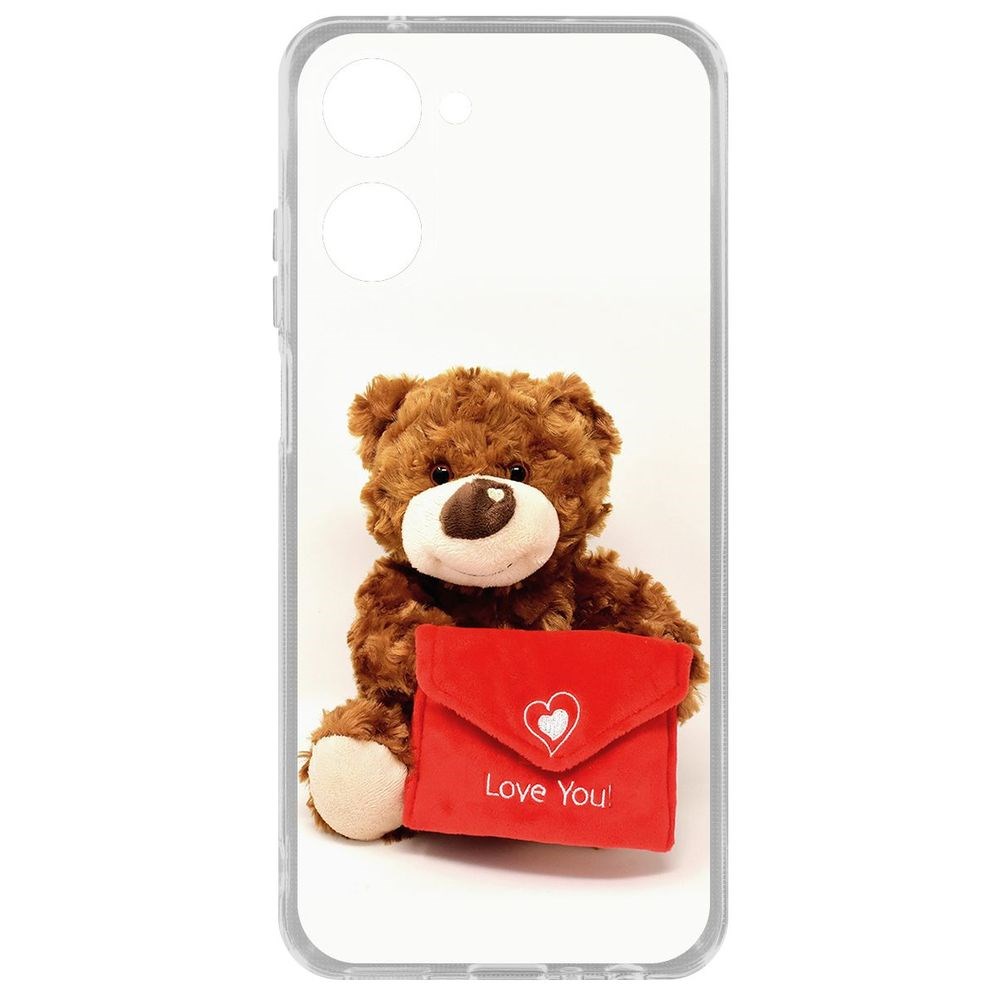 

Чехол Медвежонок тебя любит для Realme 10 4G, Прозрачный