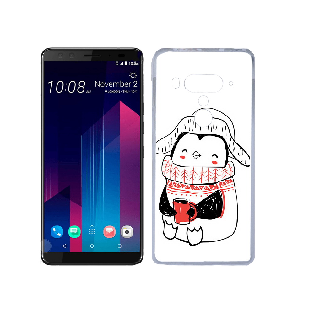

Чехол MyPads Tocco для HTC U12+ Милый пингвин, Прозрачный, Tocco