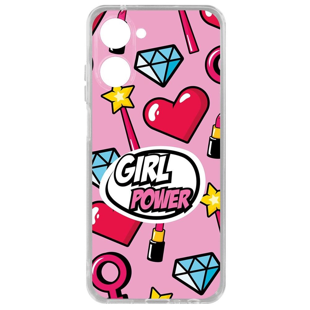 

Чехол Girl Power для Realme 10 4G, Прозрачный