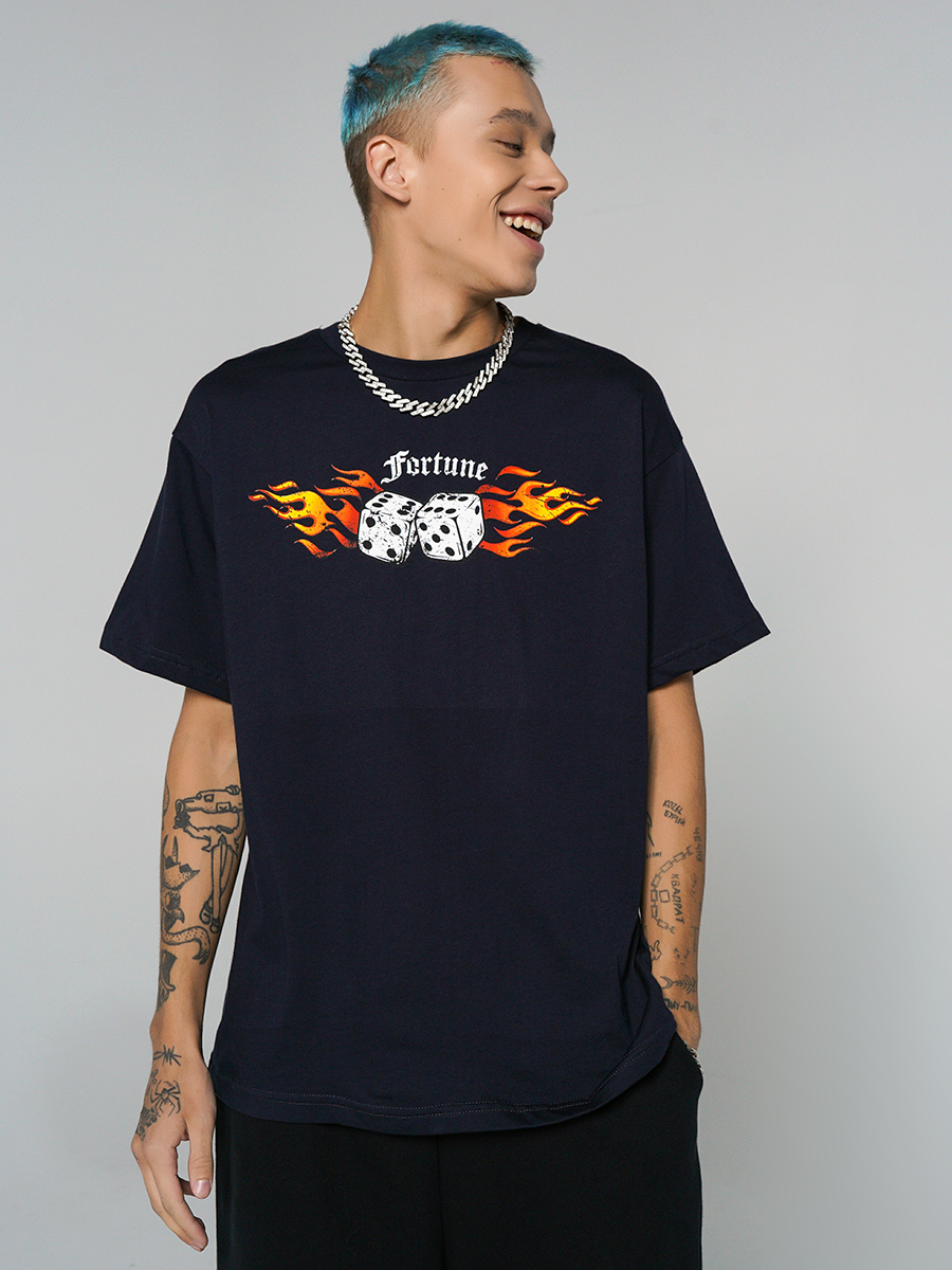 

Футболка мужская ТВОЕ 84789 синяя XXL, 84789