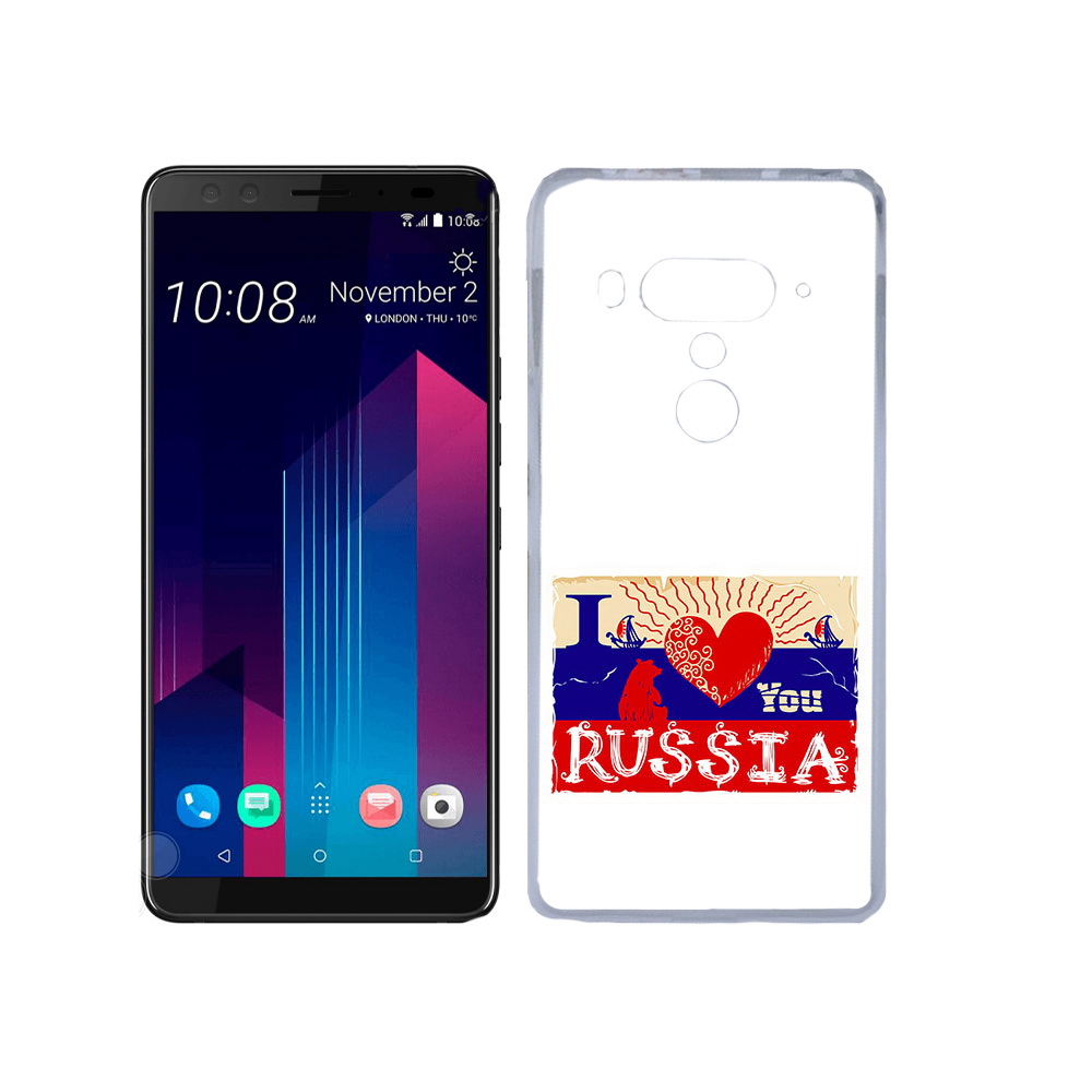 

Чехол MyPads Tocco для HTC U12+ Люблю Россию, Прозрачный, Tocco