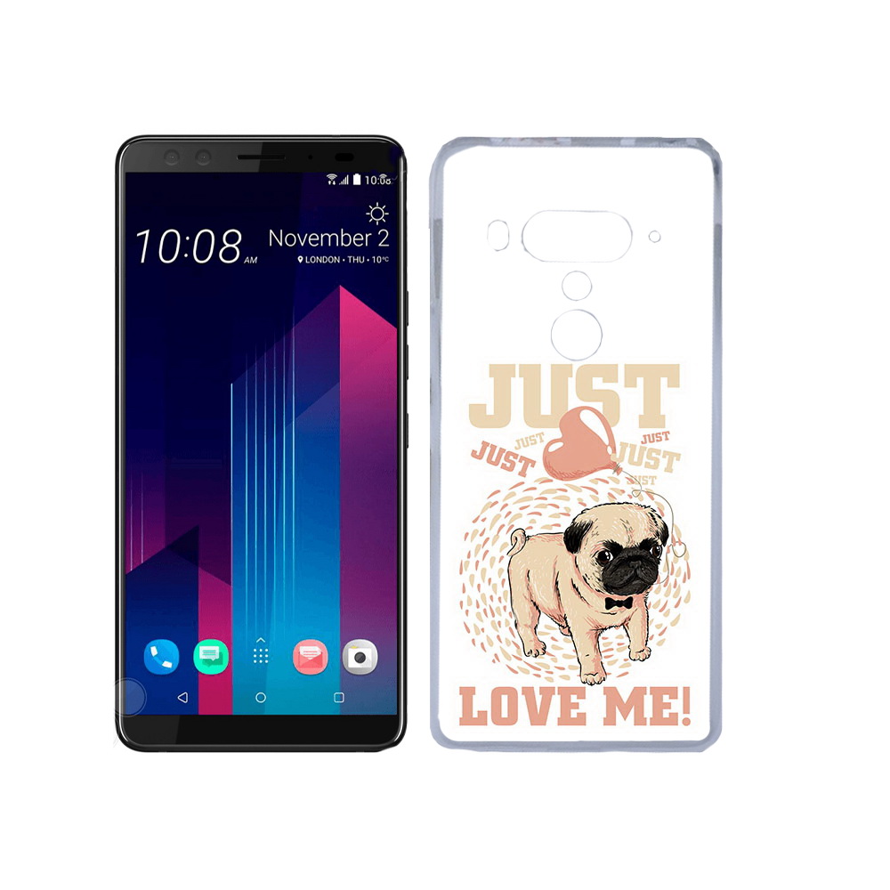 

Чехол MyPads Tocco для HTC U12+ Люби меня, Прозрачный, Tocco
