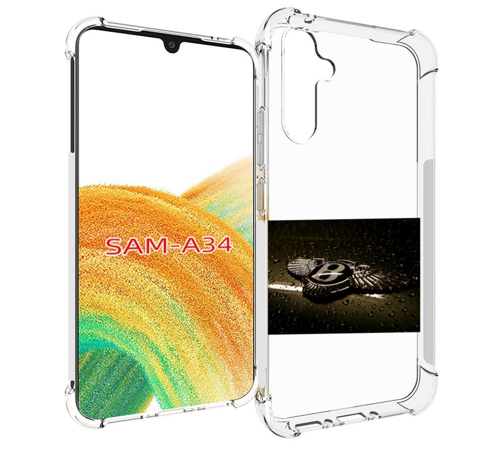 

Чехол MyPads бентли bentley 2 мужской для Samsung Galaxy A34, Tocco