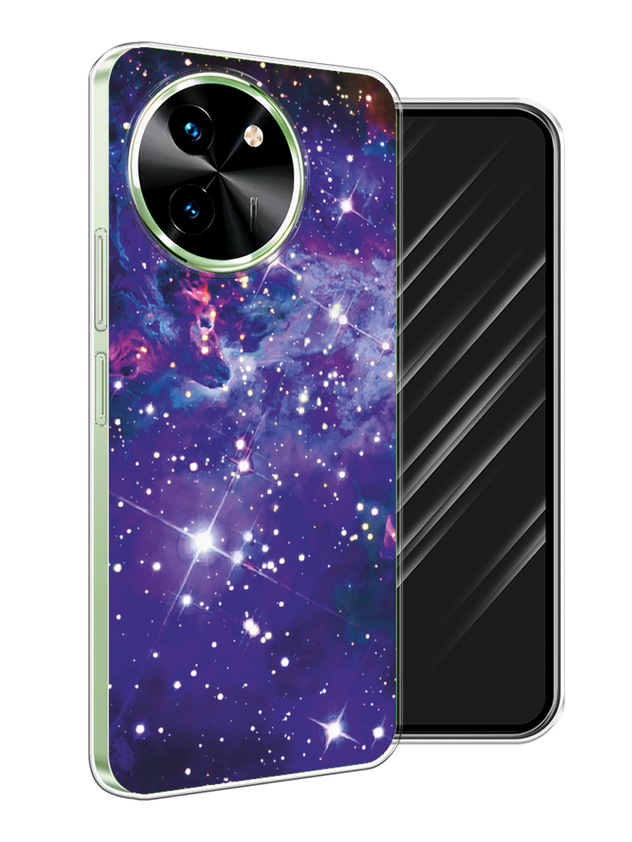 

Чехол Awog на Vivo T3x/Y38 5G "Яркая галактика", Фиолетовый, 2610650-1