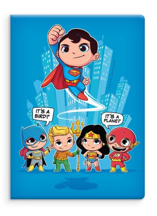 

Обложка для паспорта унисекс Priority DC, Super Friends синяя, DC, Super Friends