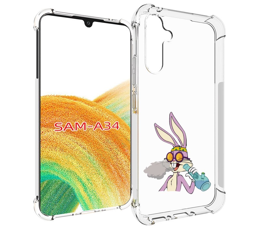 

Чехол MyPads бакс-банни-любитель-подымить для Samsung Galaxy A34, Tocco