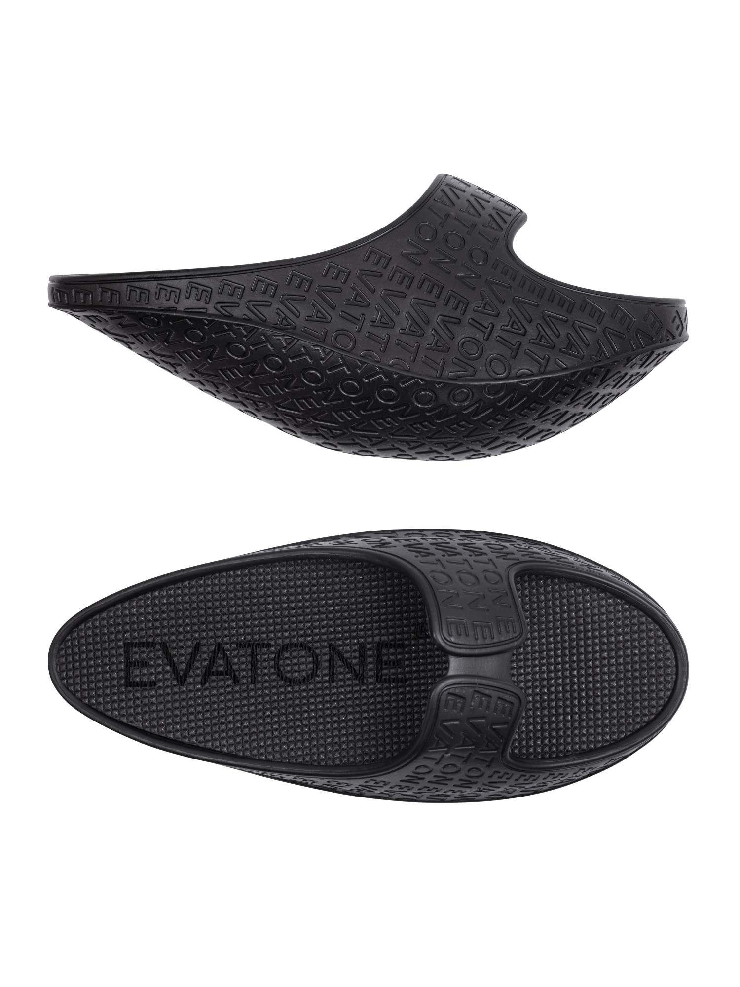 Фитнес тапочки EVATONE, размер 34-36, цвет черный кристалл