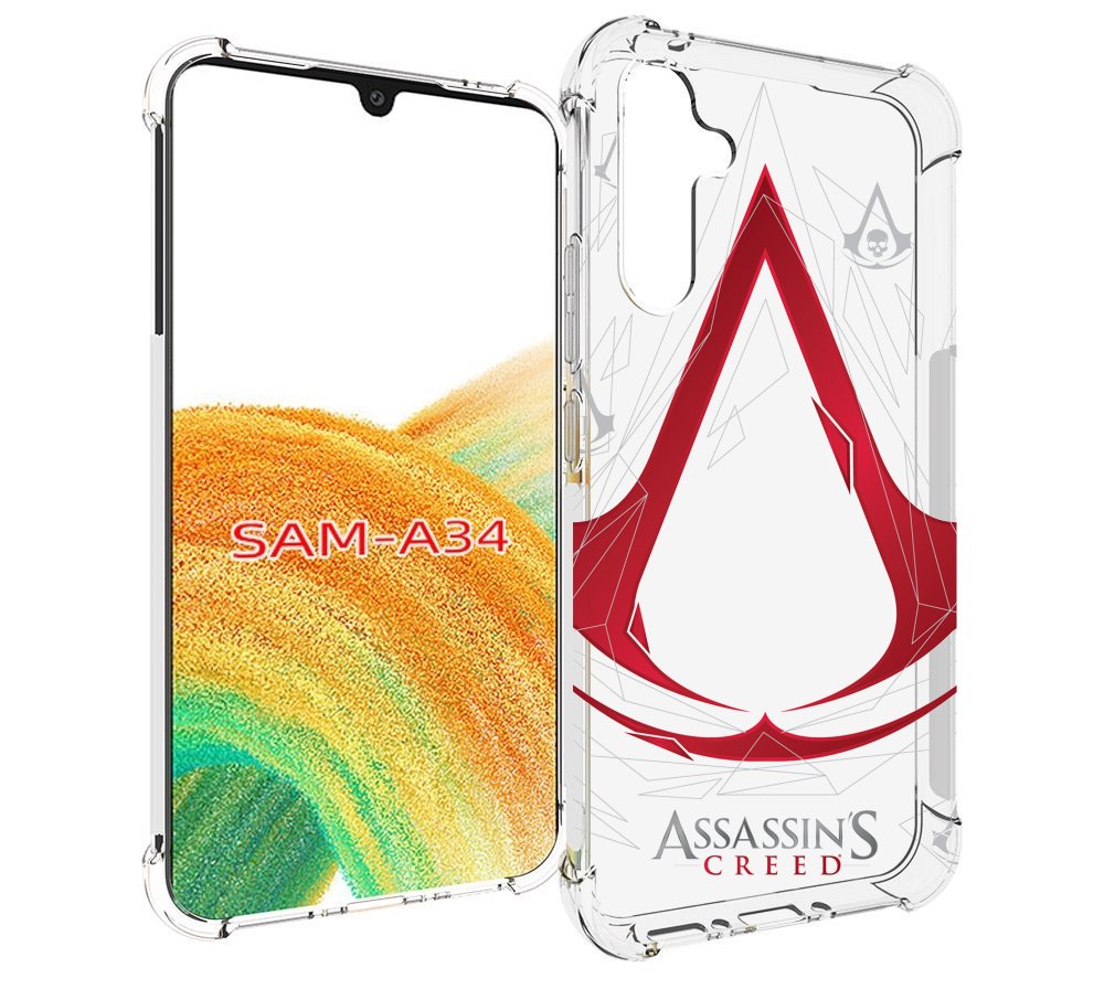 

Чехол MyPads ассасин-крид-знак для Samsung Galaxy A34, Tocco