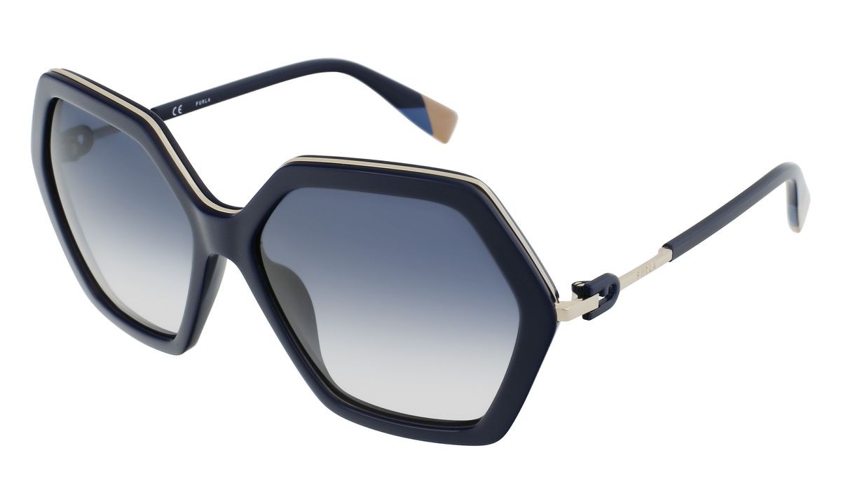 Солнцезащитные очки женские Furla 460 синие