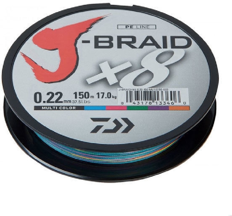 

Леска Daiwa J-braid 8 Grand 20LB (10 кг), 150 ярдов, 135 м, диаметр 0,16 мм, Черный, J-braid 8 Grand