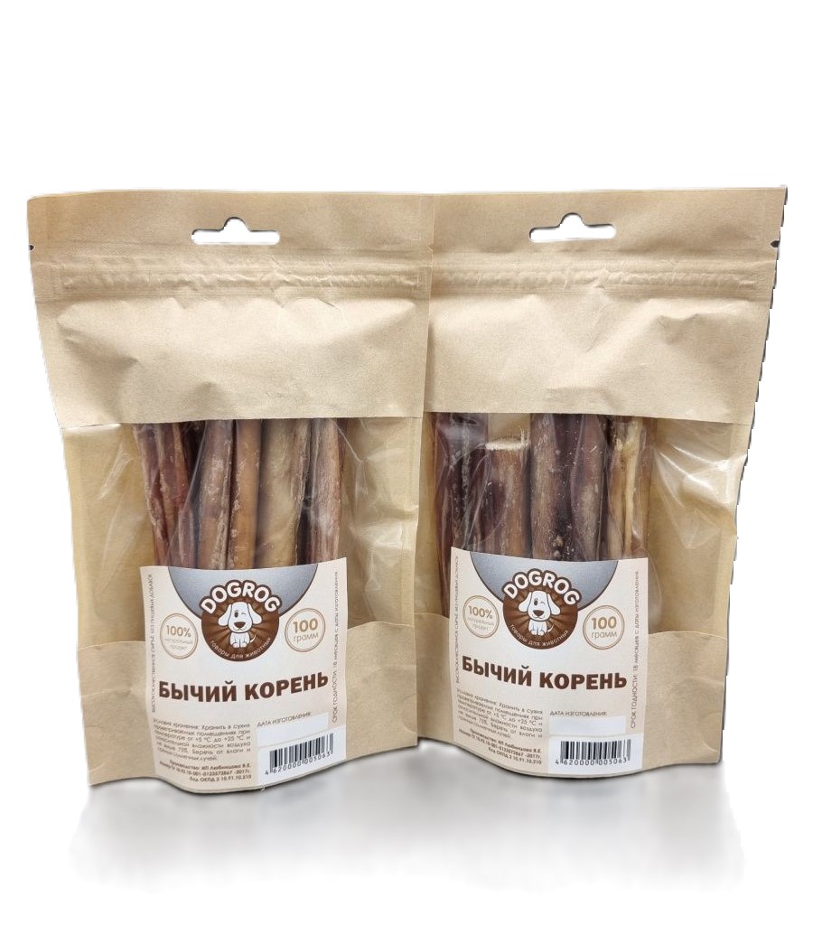 

Бычий корень сушеный (кусочки по 10-15 см) DOGROG, 200 г, бычий-корень-200гр