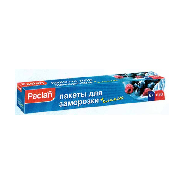 Пакеты для замораживания Paclan 400397977 Прозрачный 46х30см 399₽