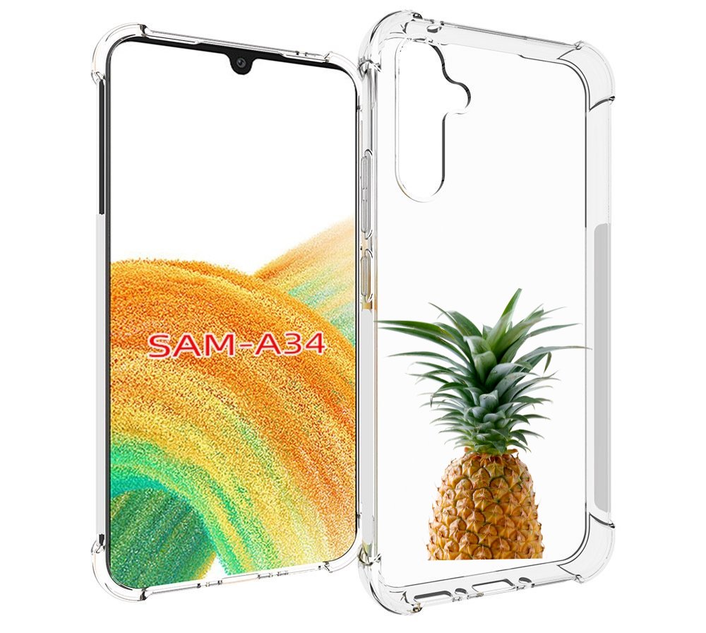 

Чехол MyPads ананас для Samsung Galaxy A34, Tocco