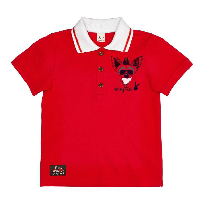 

Футболка детская NoBrand, красный, р. 86