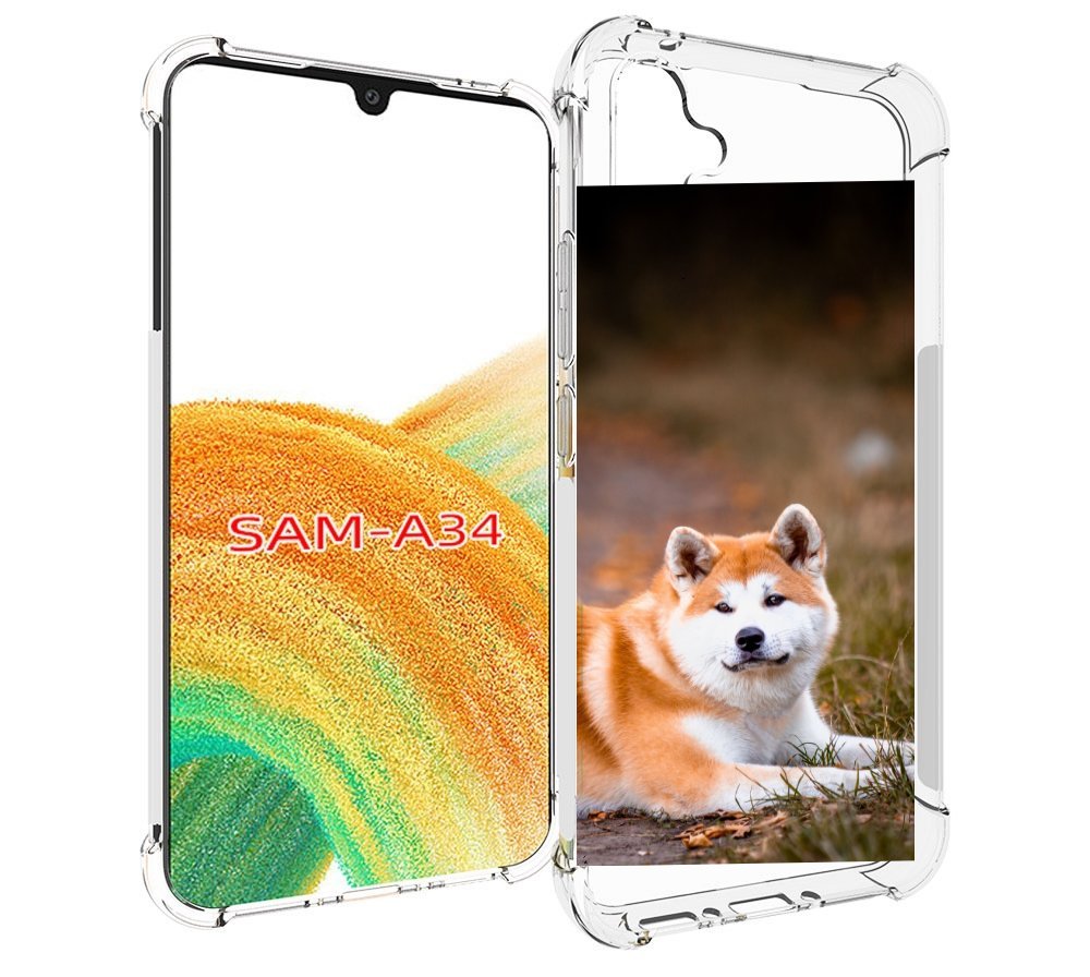 

Чехол MyPads акита ину для Samsung Galaxy A34, Tocco