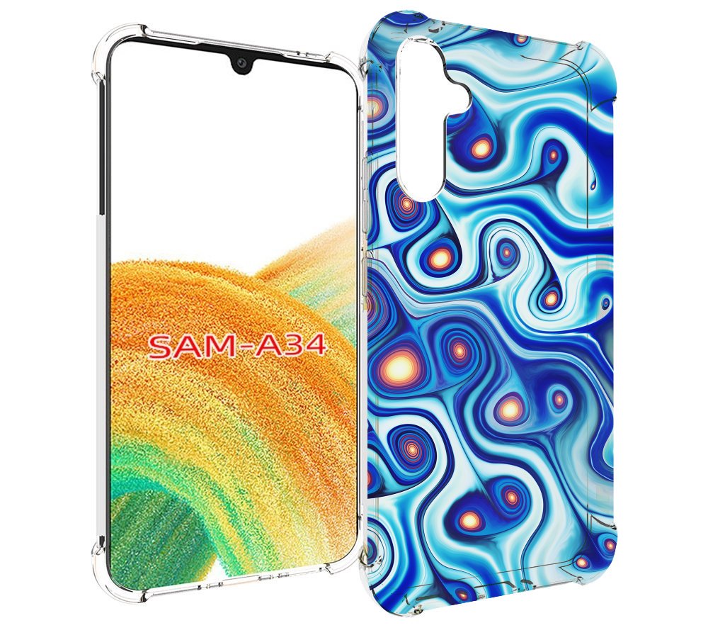 

Чехол MyPads абстрактная-текстура для Samsung Galaxy A34, Tocco