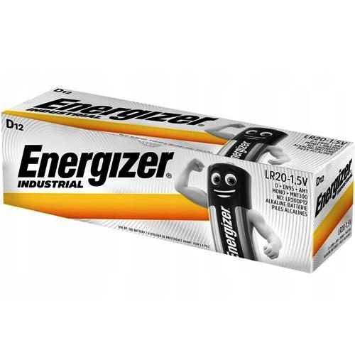 

Батарейки Energizer Industrial LR20-12BL, 12 шт (EN LR20/12BOX IND), Energizer-2