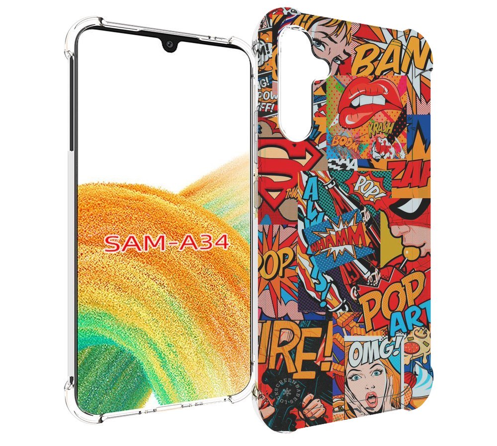 

Чехол MyPads Фон для Samsung Galaxy A34, Tocco