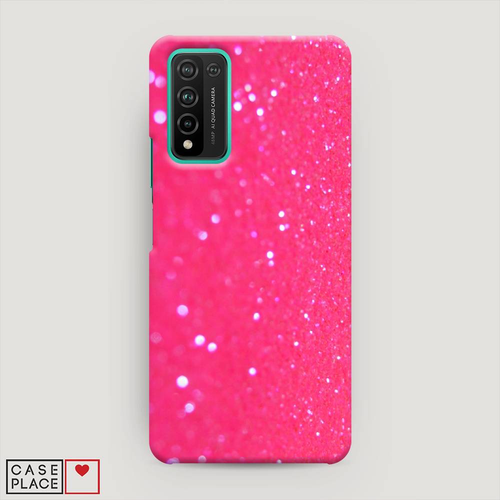 

Чехол Awog "Малиновые блестки рисунок" для Honor 10X Lite