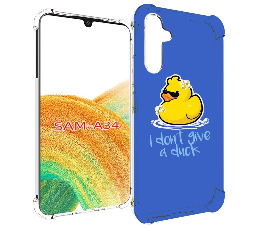 

Чехол MyPads Уточка для Samsung Galaxy A34, Tocco