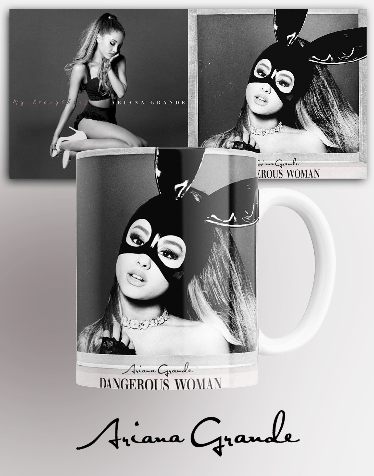 

Кружка с принтом Ariana Grande певица актриса 330 мл, Кружка с принтом Ариана Гранде Ariana Grande певица актриса 330 мл