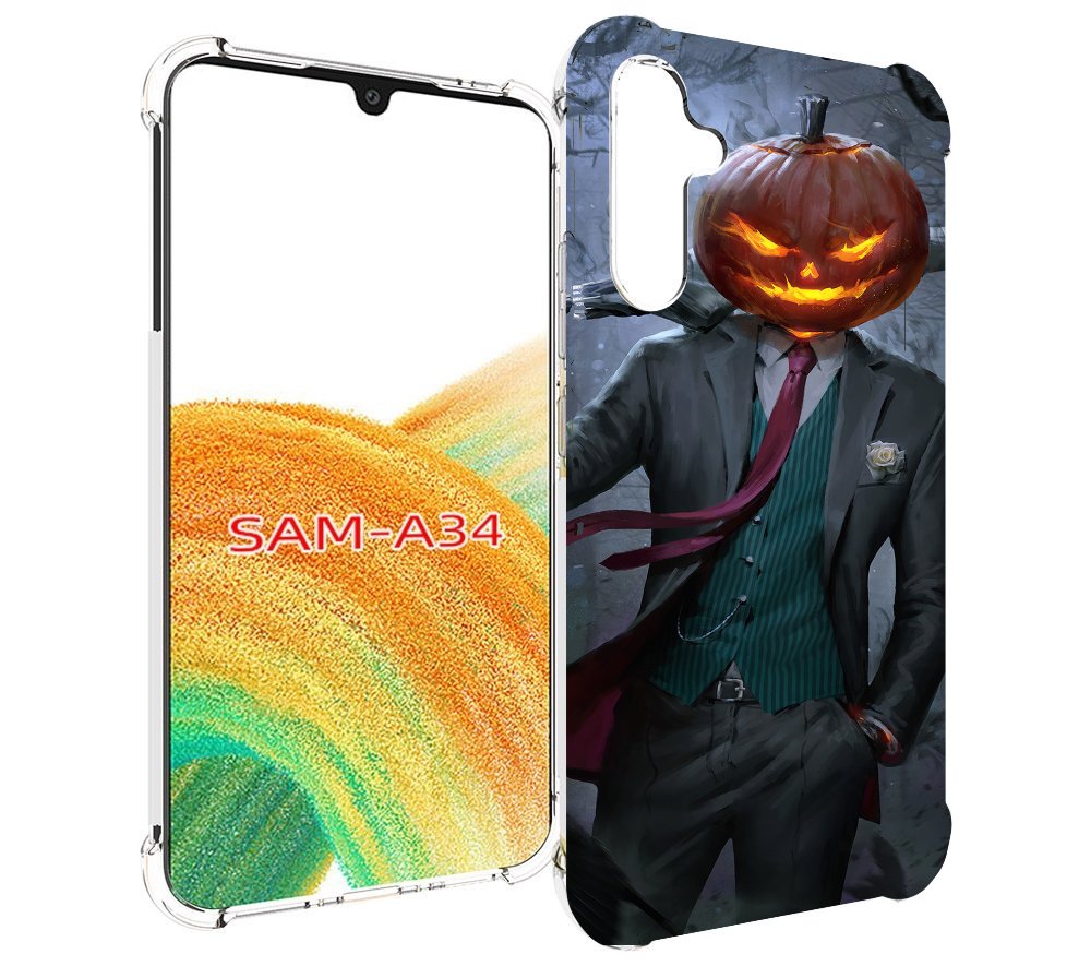 

Чехол MyPads Тыква-убийца для Samsung Galaxy A34, Tocco