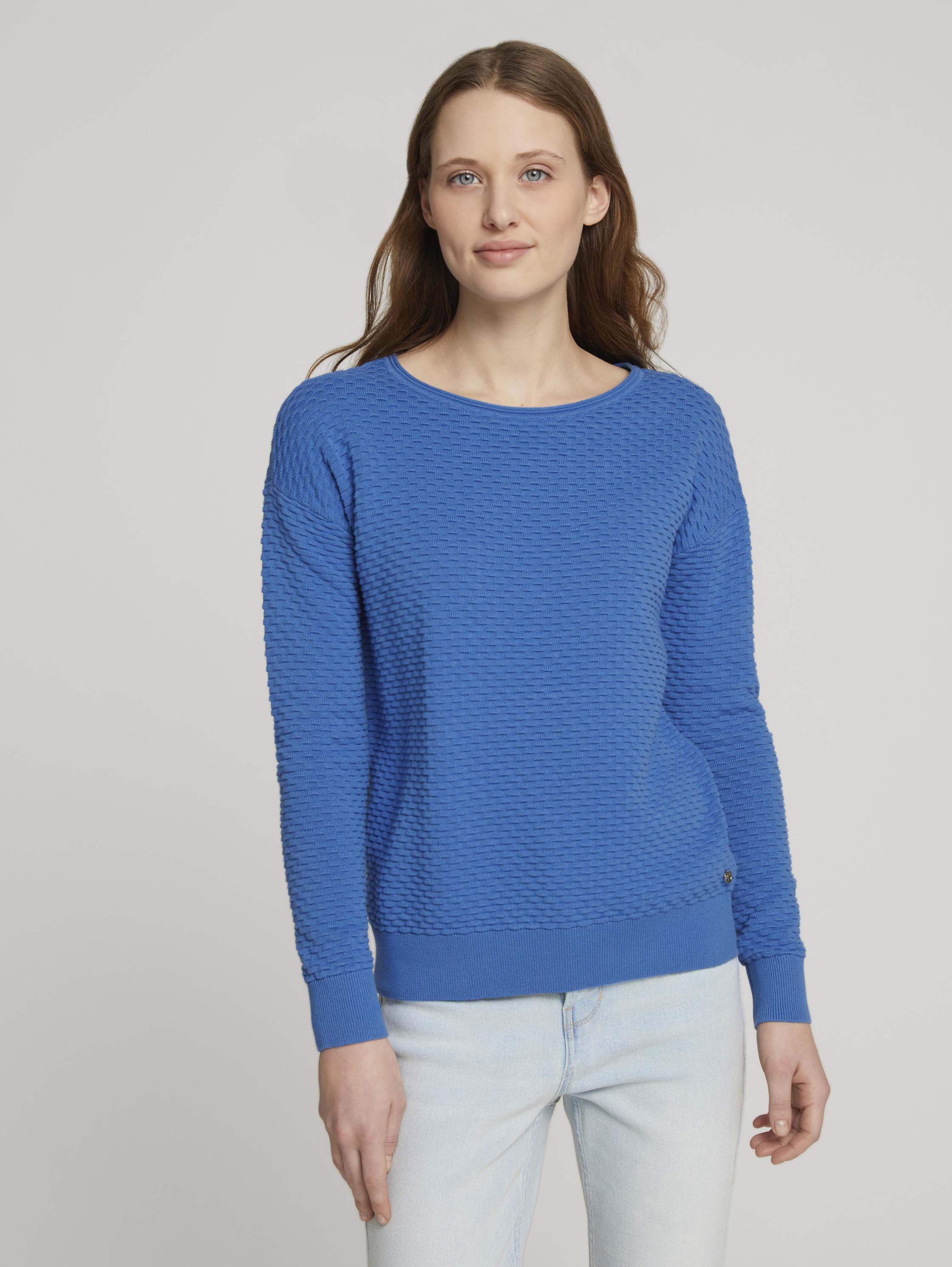 

Джемпер женский TOM TAILOR 1025208 синий XL, 1025208