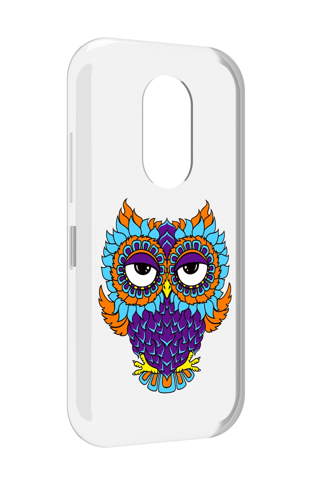 

Чехол MyPads Цветная сова для Doogee S61 / S61 Pro, Прозрачный, Tocco