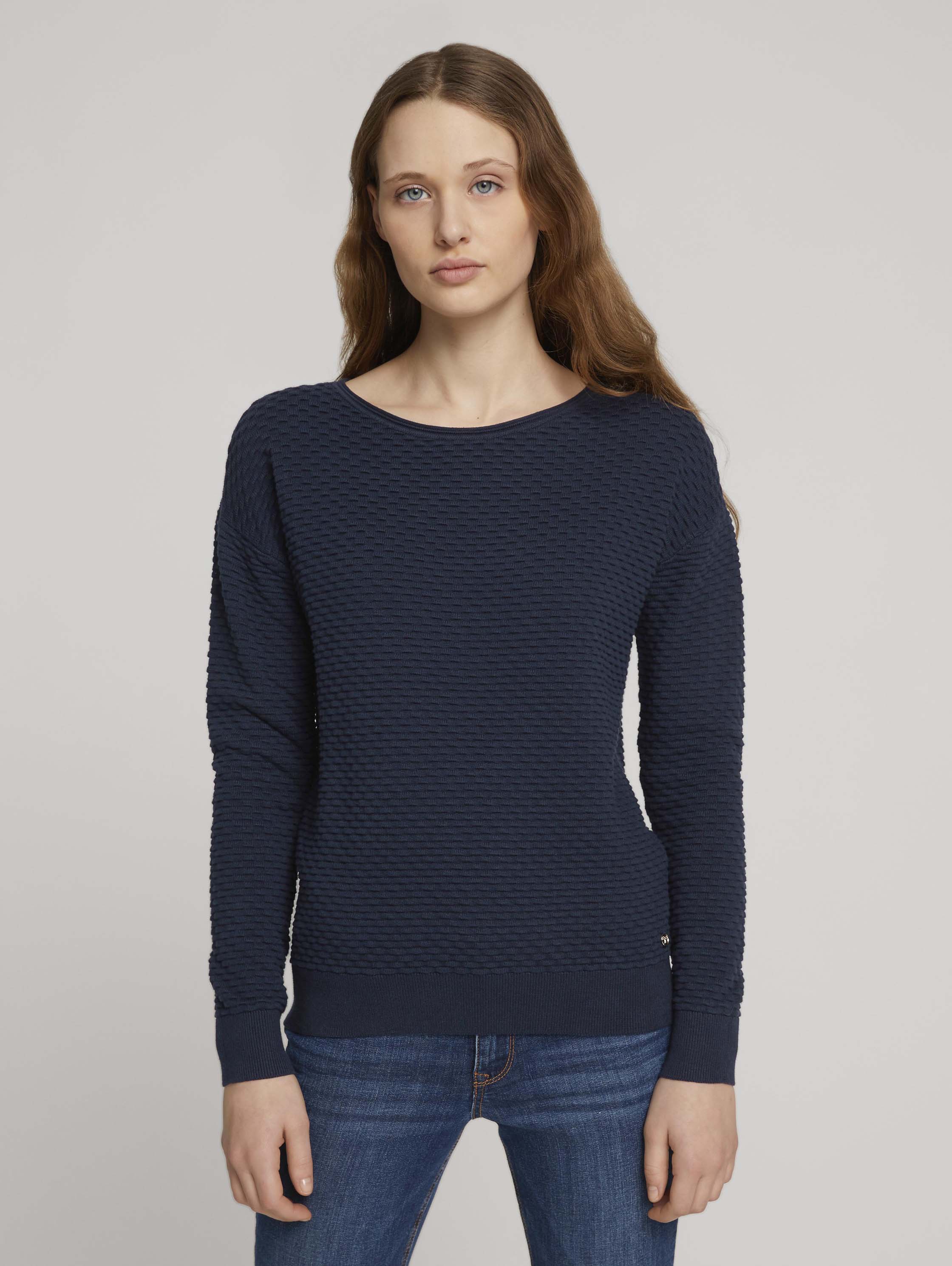 

Джемпер женский TOM TAILOR 1025208 синий 2XL