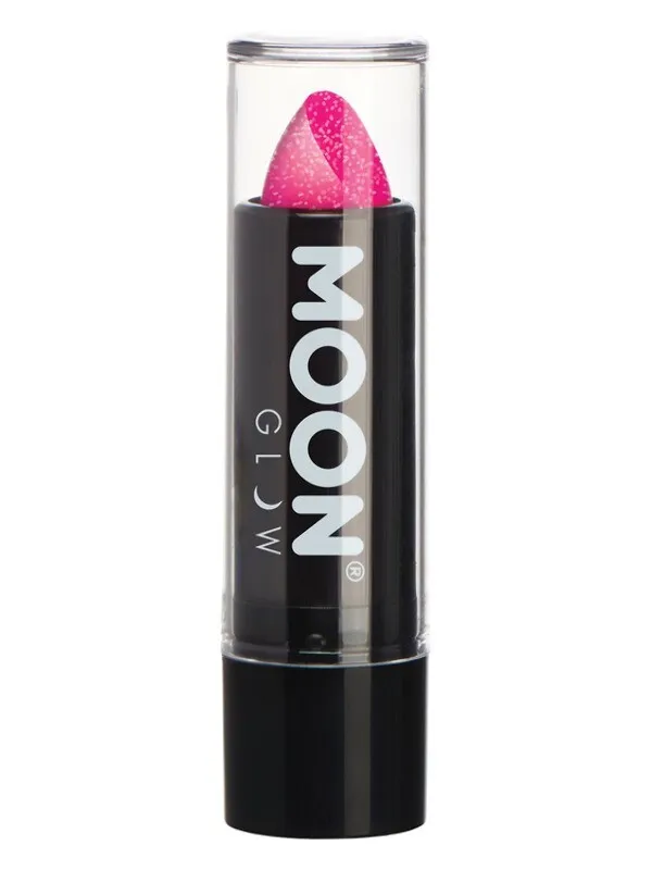 фото Губная помада moon glow - neon uv glitter lipstick, magenta