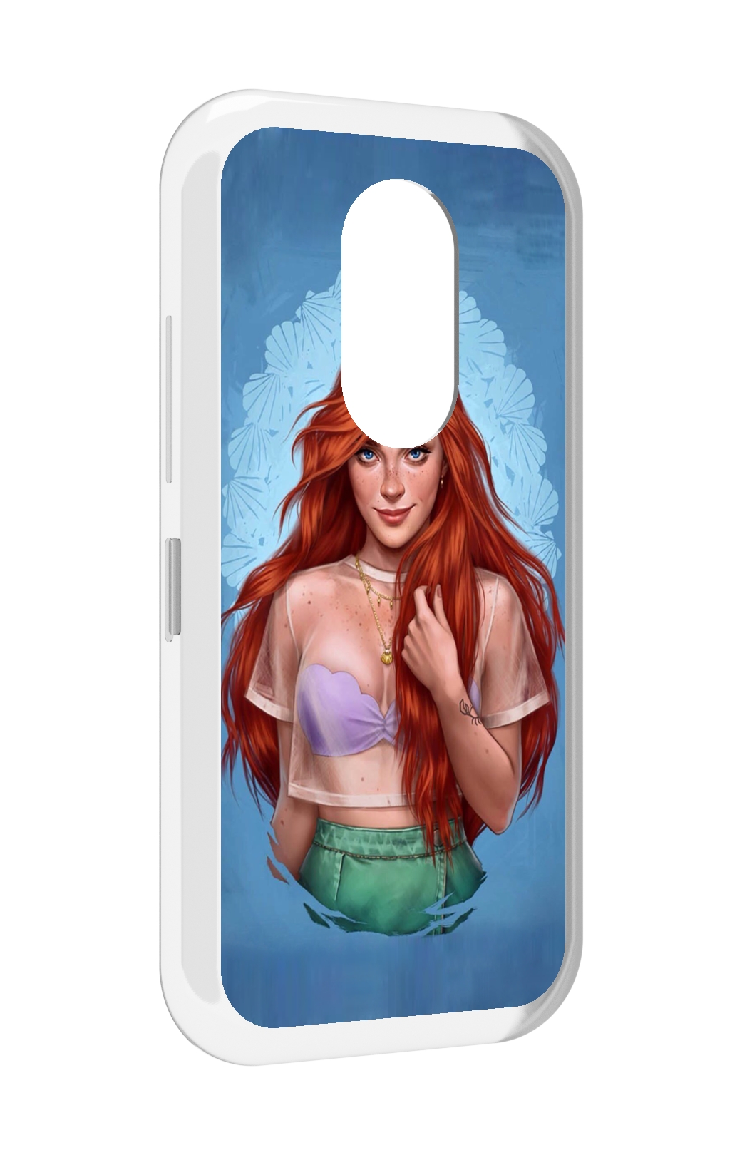 

Чехол MyPads девушка-в-голубом-фоне женский для Doogee S61 / S61 Pro, Прозрачный, Tocco