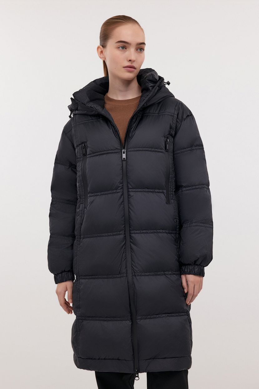 

Пуховик женский Baon B0224518 черный 2XL, B0224518