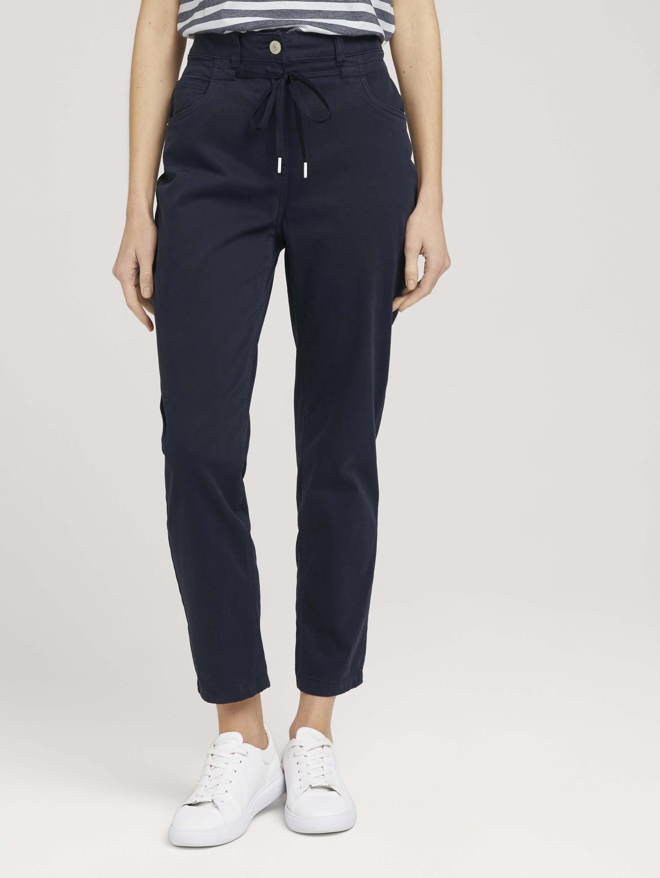 

Брюки женские TOM TAILOR 1025284 синие 34/30, 1025284
