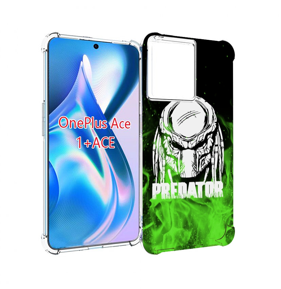 

Чехол MyPads Знак-хищника для OnePlus Ace, Прозрачный, Tocco