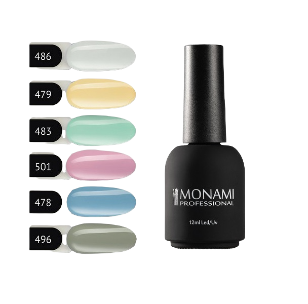 

Набор гель-лаков Monami Professional №6, 12 мл