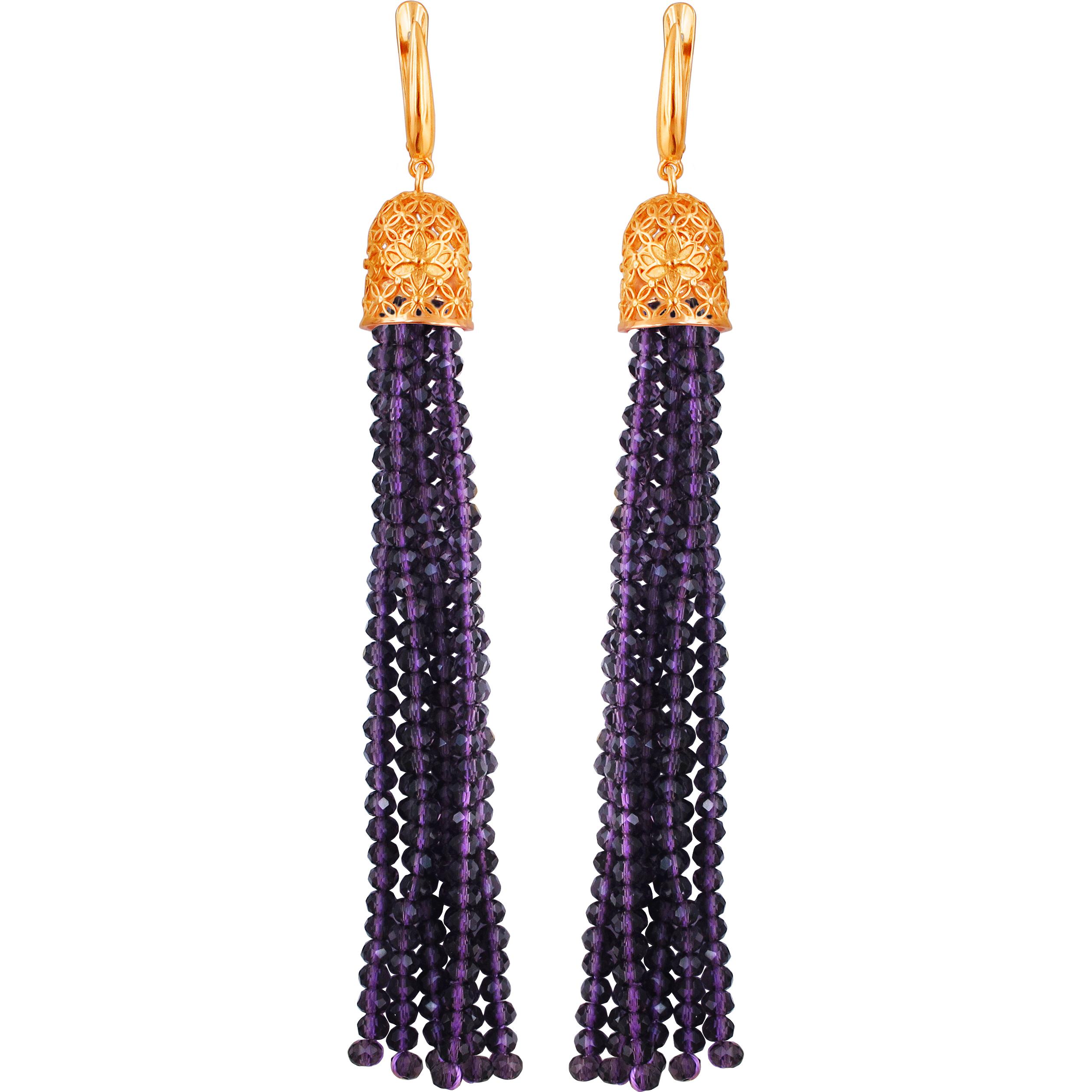

Серьги женские из серебра Эстет 01С2511170А-23, swarovski, 01С2511170А-23