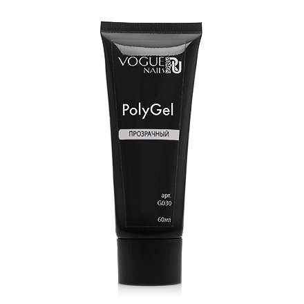 

PolyGel Vogue Nails прозрачный без эффектов 60 мл