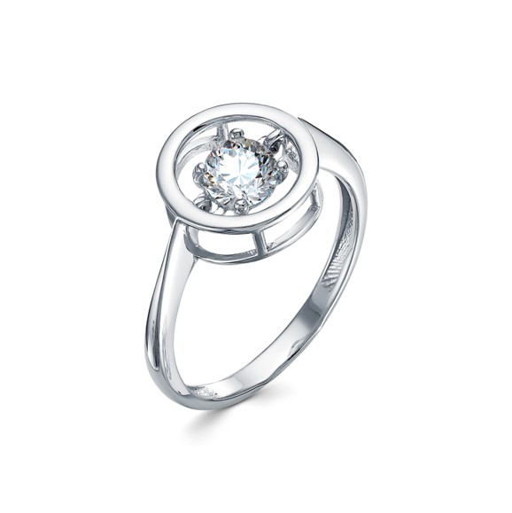 

Кольцо из серебра с фианитом р.16 SamoroDki Jewelry 1-135-12р, 1-135-12р